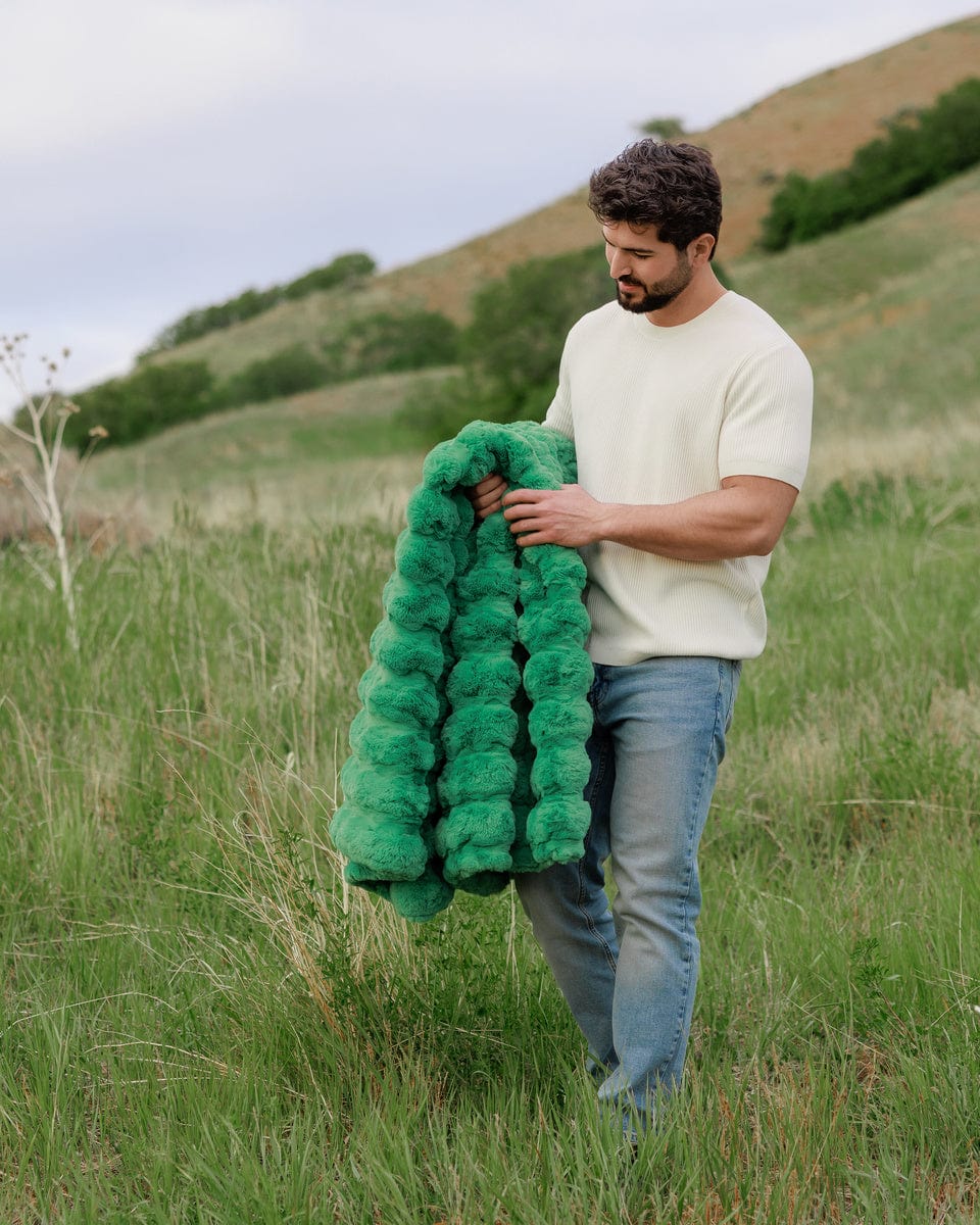 Ultra Sorbet Kelly Green Blanket