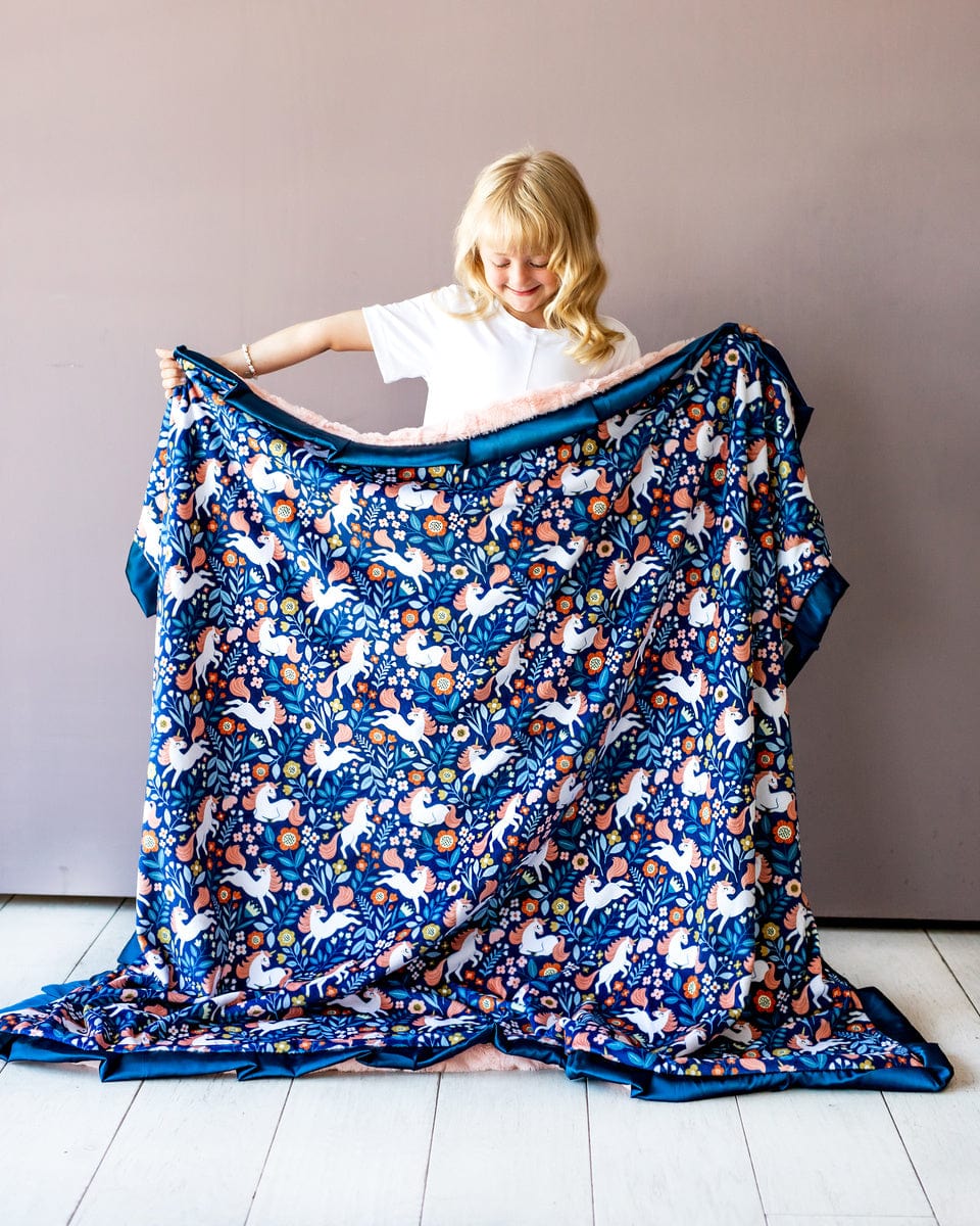Happy Unicorn Blanket