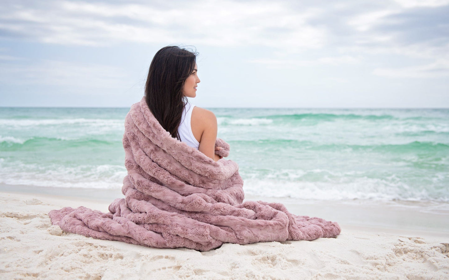Ultra Sorbet Dusty Orchid Blanket