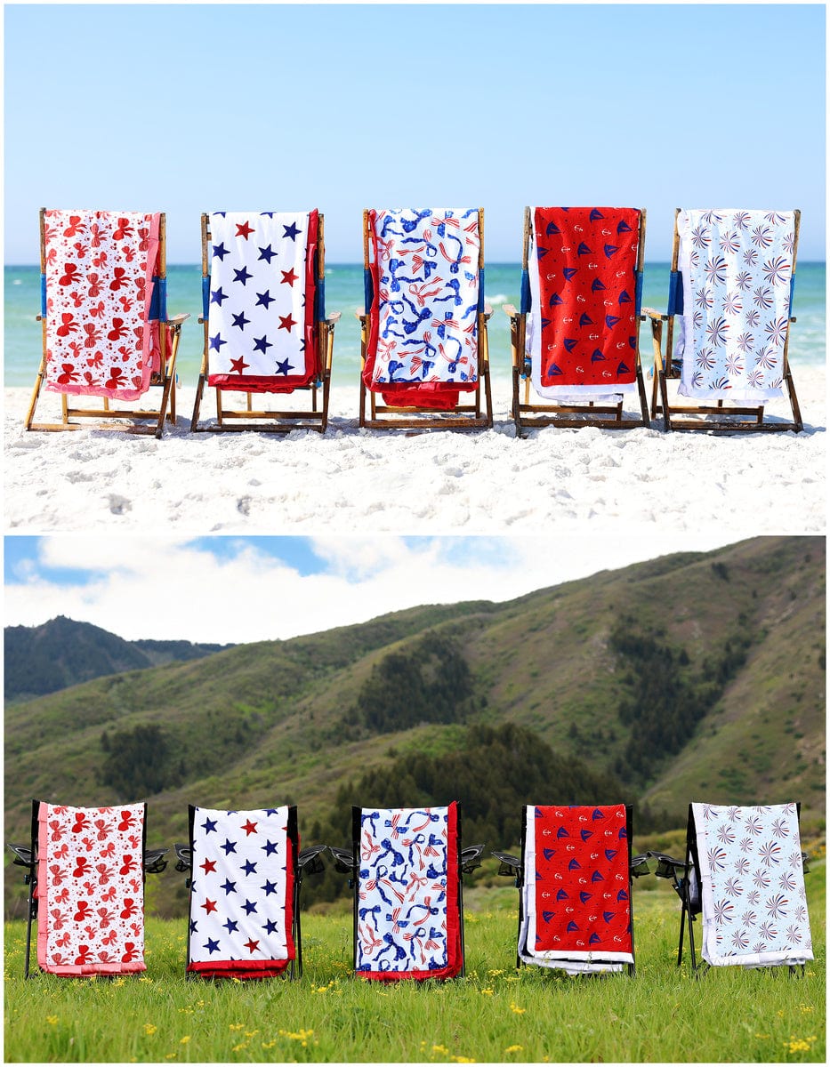 Patriotic Fireworks Blanket