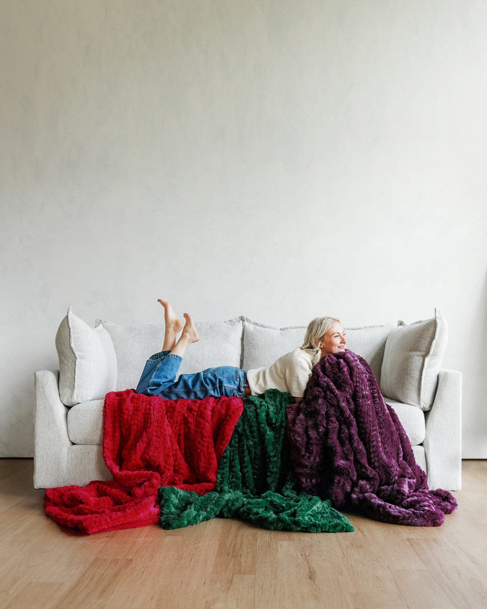 Glossy Ultra Sorbet Red Blanket