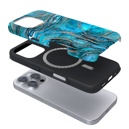 Tough MagSafe® Phone Case - Turquoise Crystal Agate