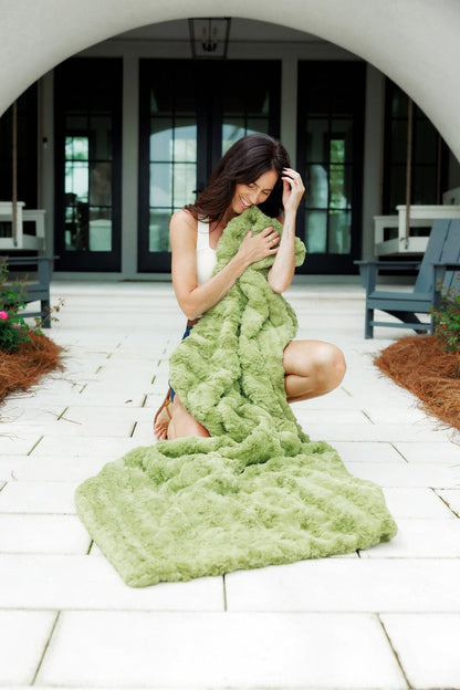 Ultra Sorbet Pear Blanket