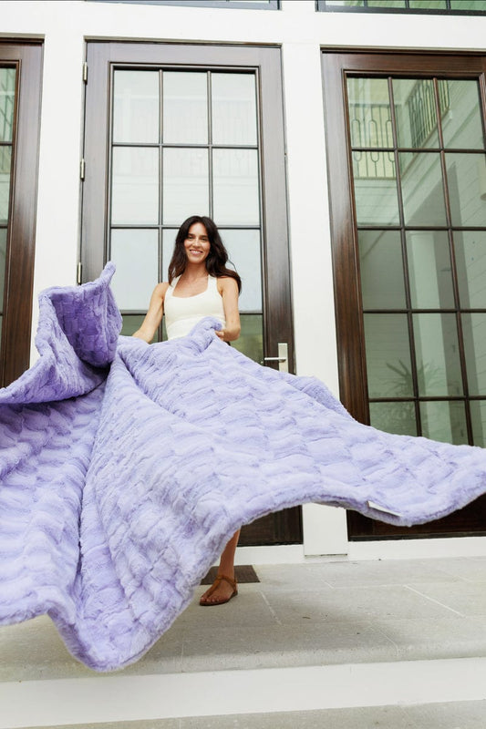 Posh Sorbet Lilac Blanket
