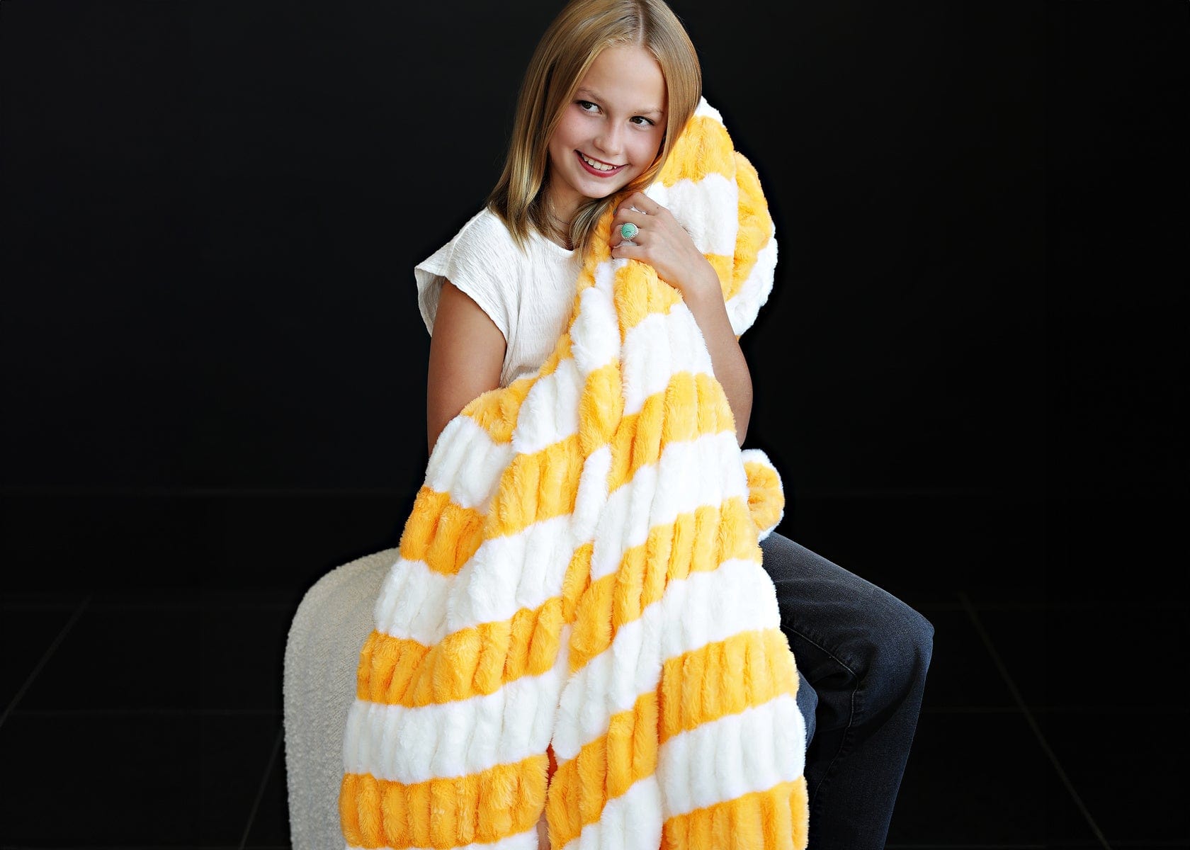 Hugs Creamsicle Blanket