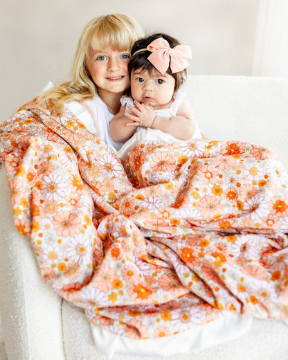 Boho Floral Blanket