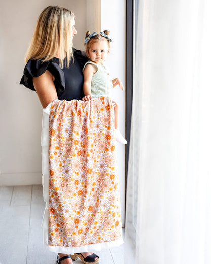 Boho Floral Blanket