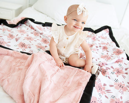 Apricot Blossom Blanket