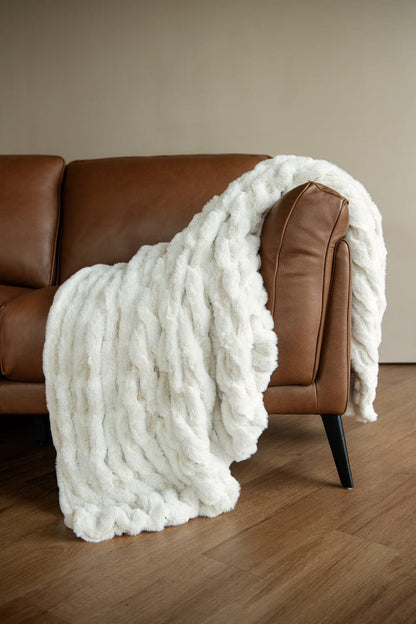 Hugs Snowcapped Coconut Blanket