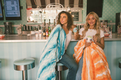 Hugs Swirl Sunset Blanket