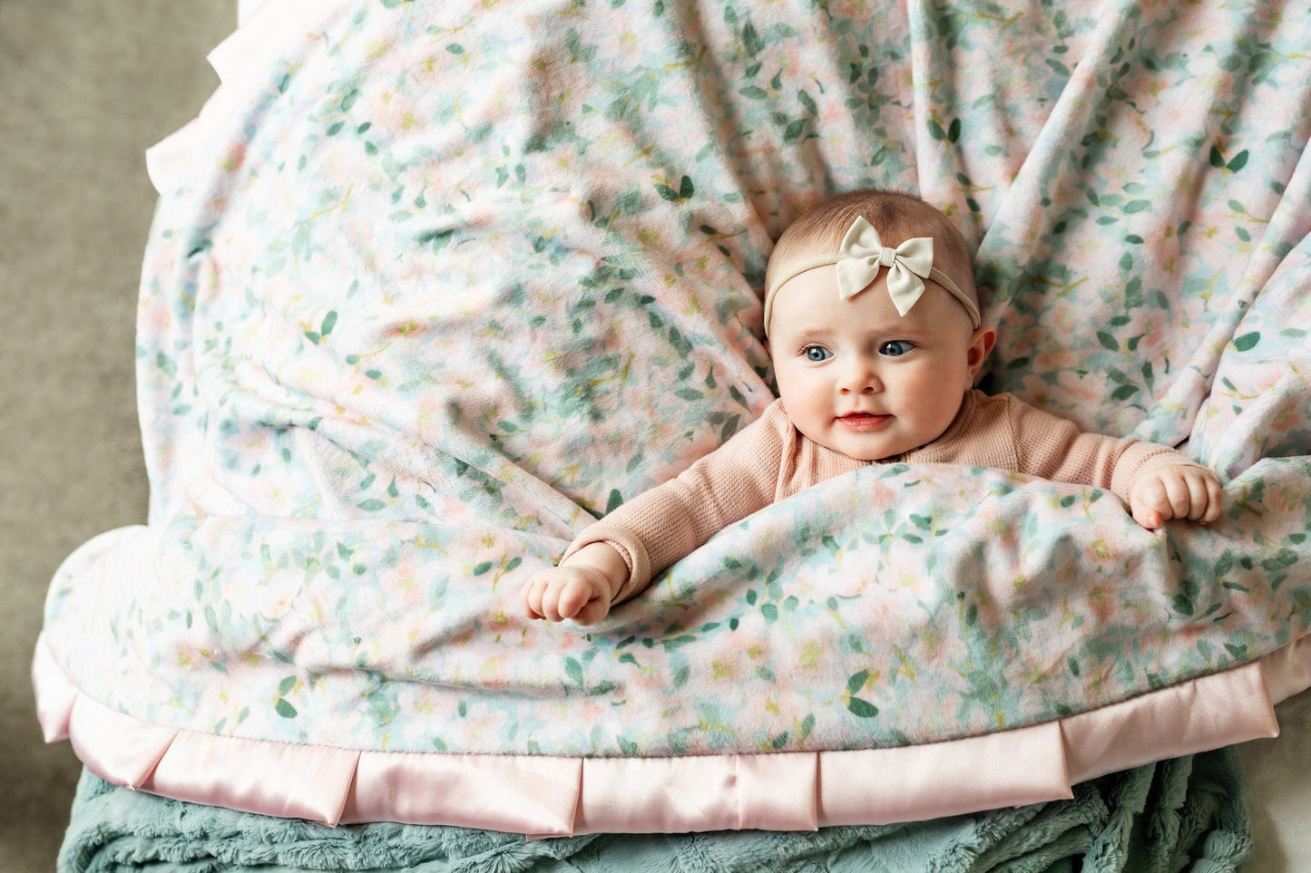 Blushing Blue Blanket