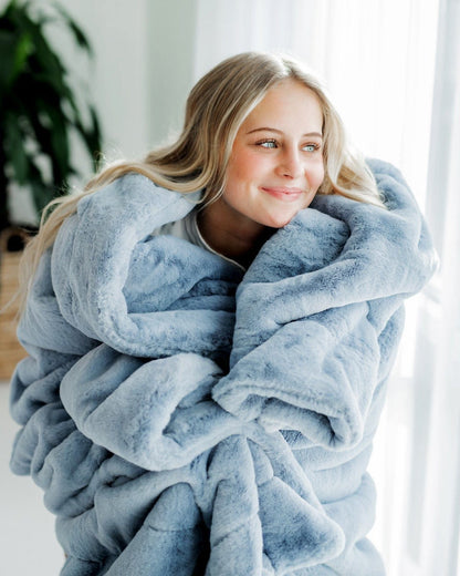 Lush Denim Blanket